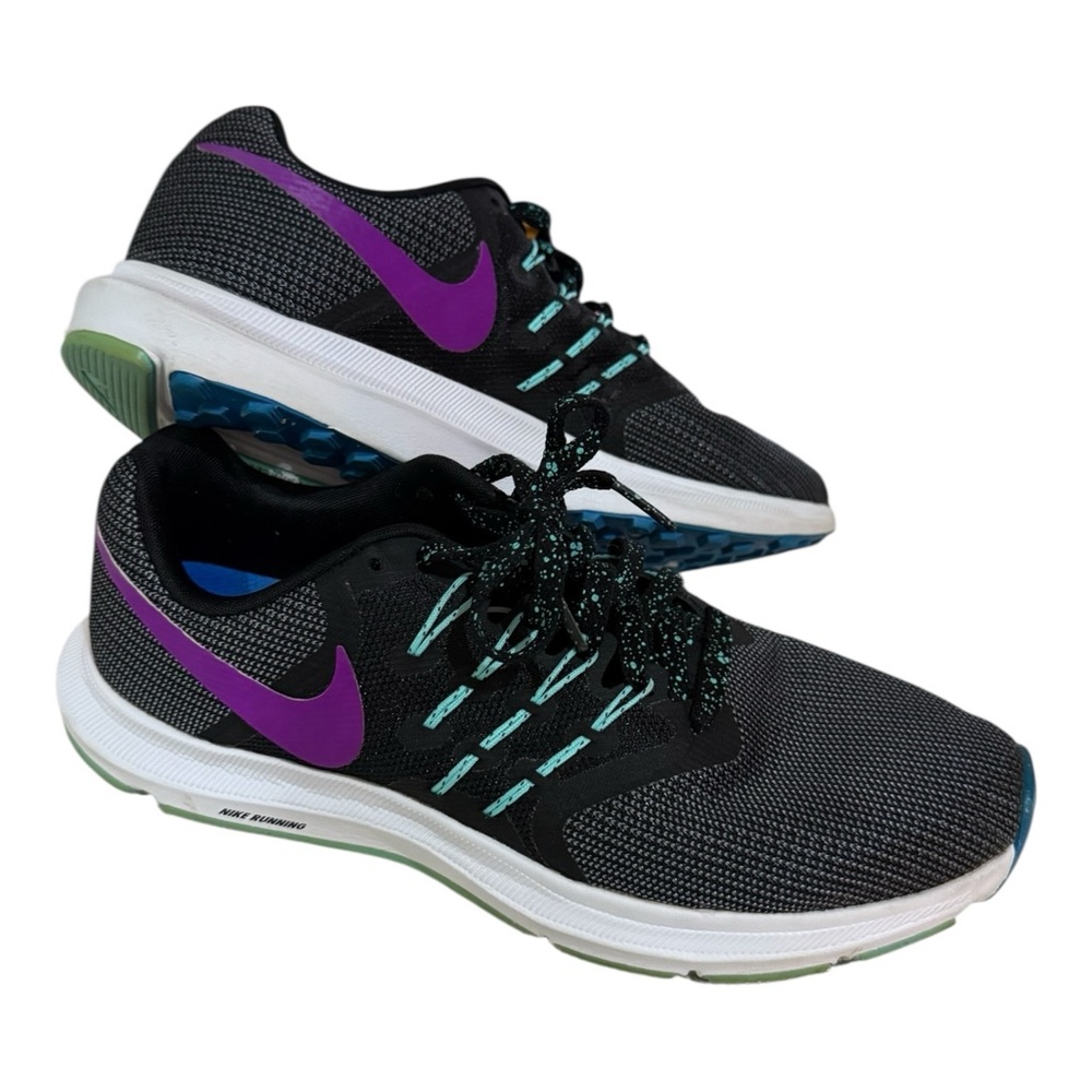 Nike Run Swift SE Running Shoes Black, Purple & Turquoise - Women’s Size 10 - Picture 11 of 13